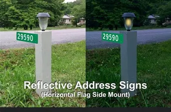 address sign horz 4x4